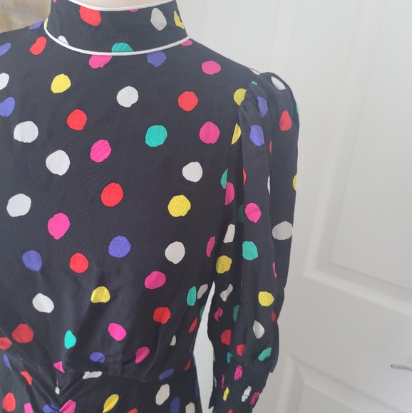 Rixo X Target Polka Dot Ruffle Dress - Picture 3 of 9